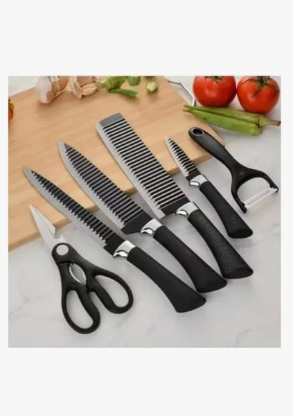 Juego de cuchillos de cocina Zepter 6 piezas acero inoxida ER-0238Able antiadherente