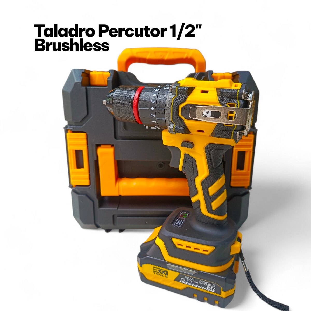 TALADRO PERCUTOR BRUSHLESS 1/2"