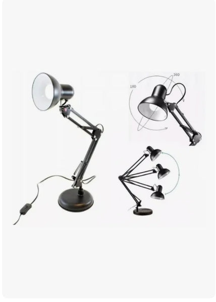 Lámpara Articulada Doble Uso R Star LED Escritorio Negra 60cm