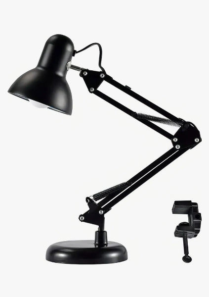 Lámpara Articulada Doble Uso R Star LED Escritorio Negra 60cm