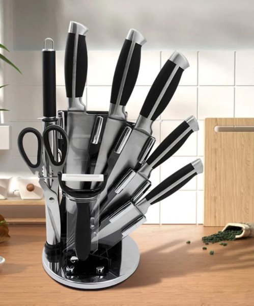 Set Juego Kit Cuchillos Cocina Asado Acero Inoxidable YP-3011