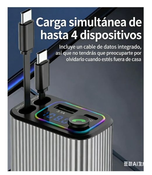 CARGADOR PARA CARRO DE CELULAR