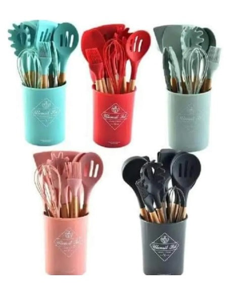 Set 12pcs Utensilios De Cocina Antiadherentes 800g