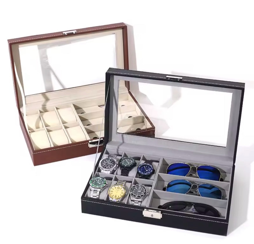 Caja Organizadora Reloj + Gafas