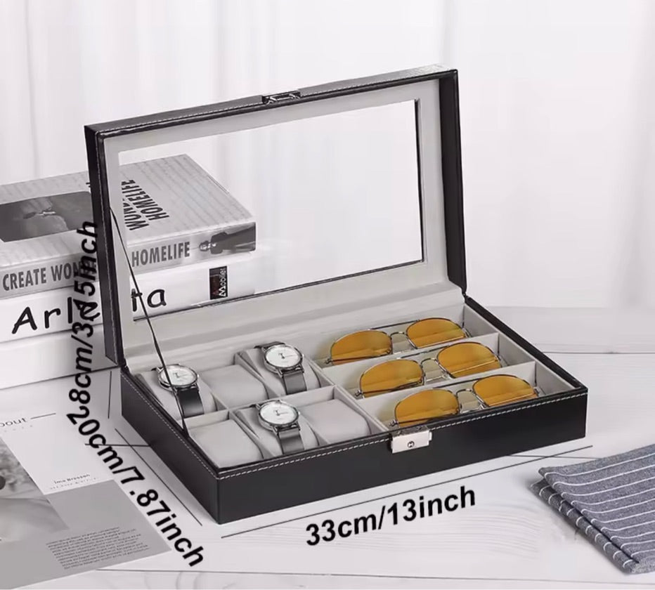Caja Organizadora Reloj + Gafas