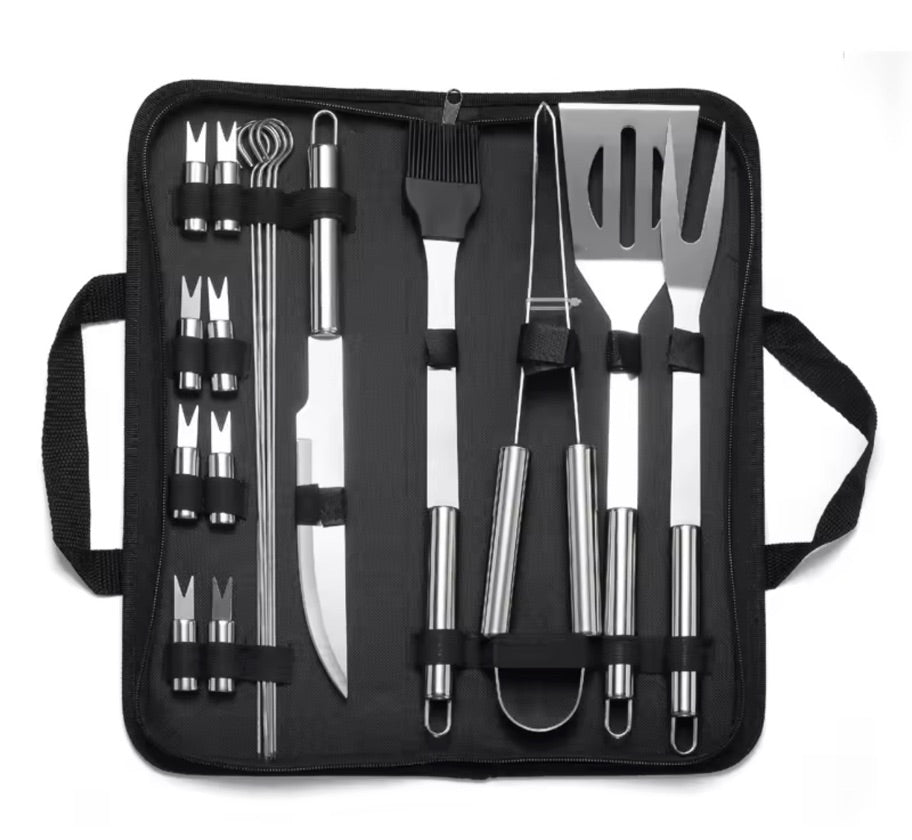 Juego Utensilios Bbq 18 Pz