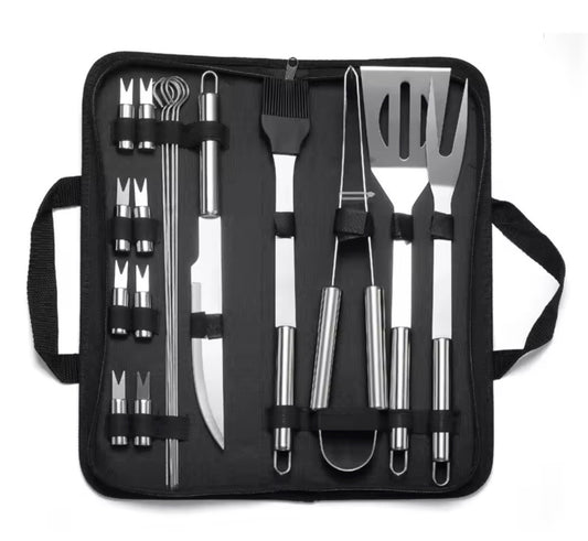 Juego Utensilios Bbq 18 Pz
