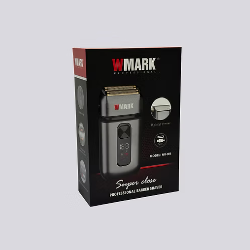 Shaver Afeitadora Wmark Ng 986 + Patillera Y Repuesto Gris Oscuro 110v