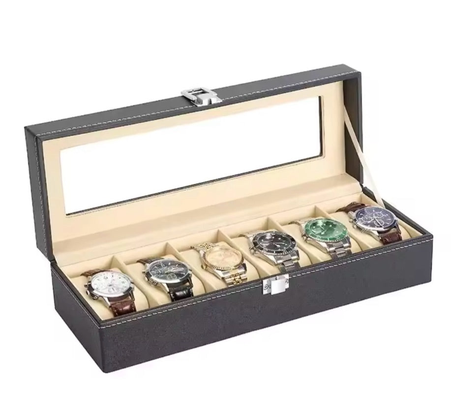 Caja Organizadora Relojes 6 Puestos