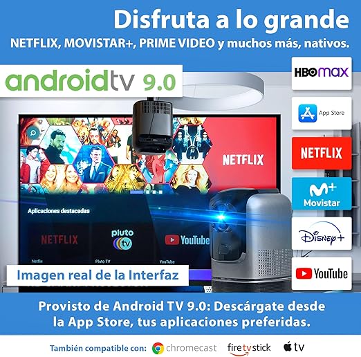 Proyector con tripode