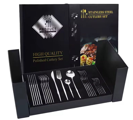 Set Cubierto Plata Caja Lujo