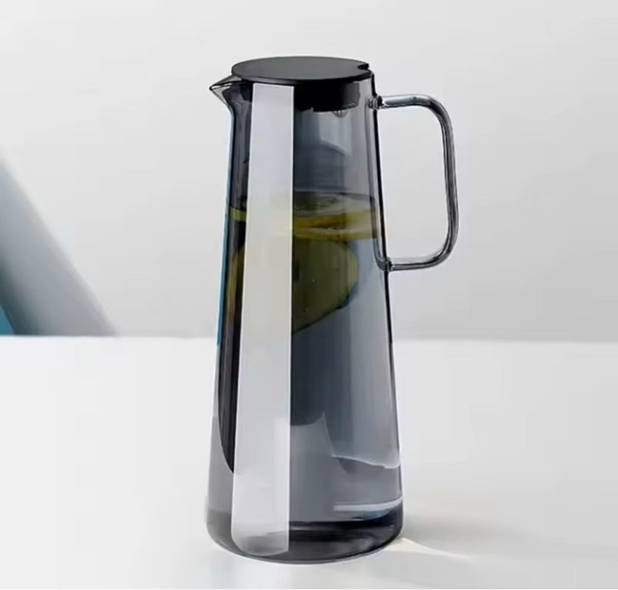 Jarra Hervidora De Cristal Con Tapa De 1350 Ml Hermética