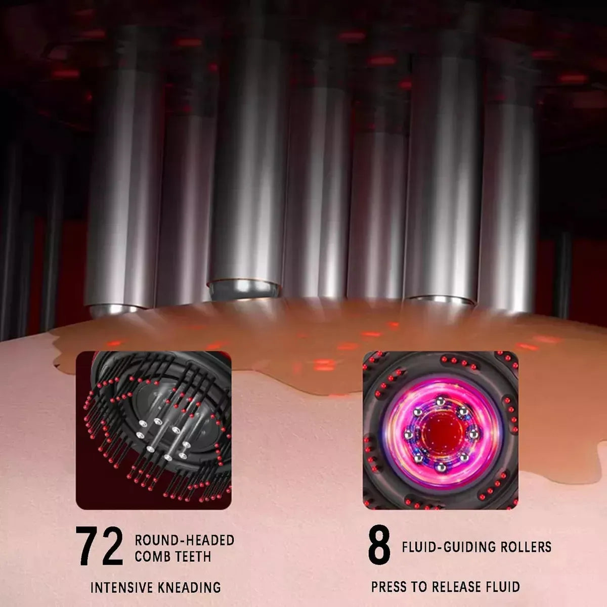 Cepillo Eléctrico Modelador Para Crecimiento Cabello Segun Disponibilidad 110v