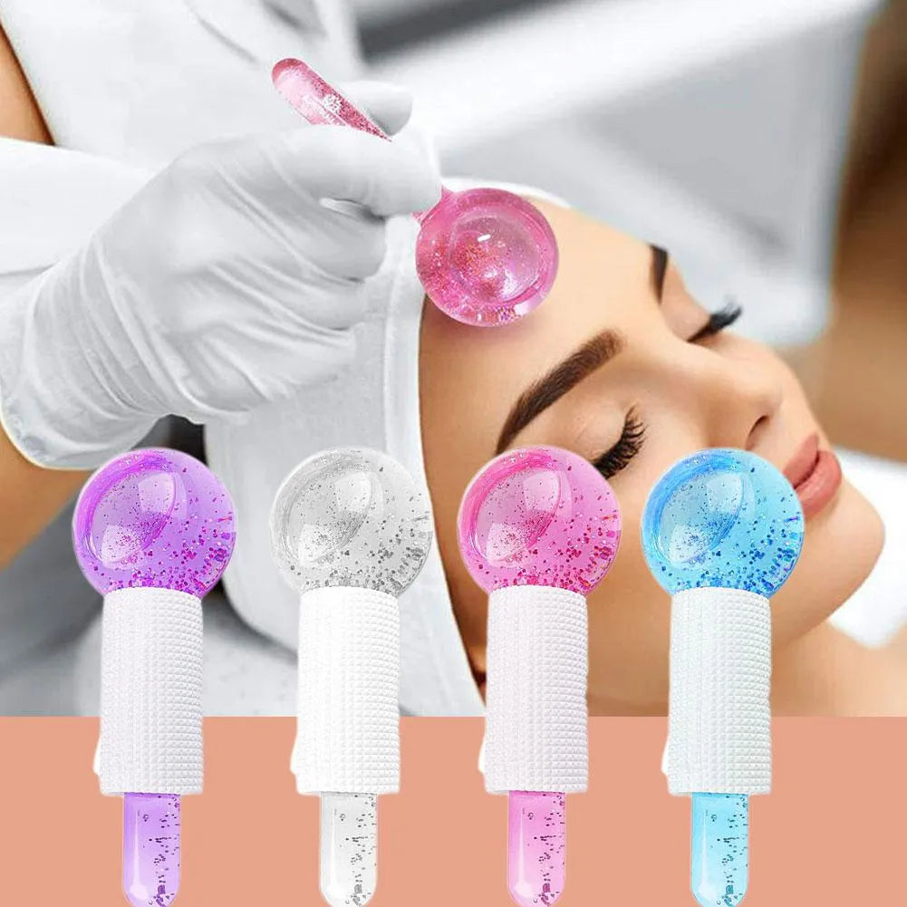 Bolas De Cristal Facial Masaje Frío Y Calor