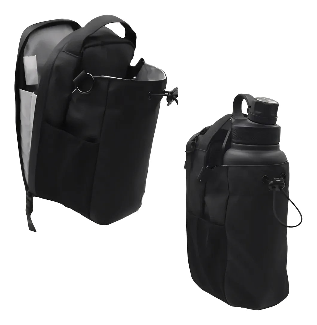Bolsa De Gimnasio Ierre Magnético Ligera Portátil Color Negro
