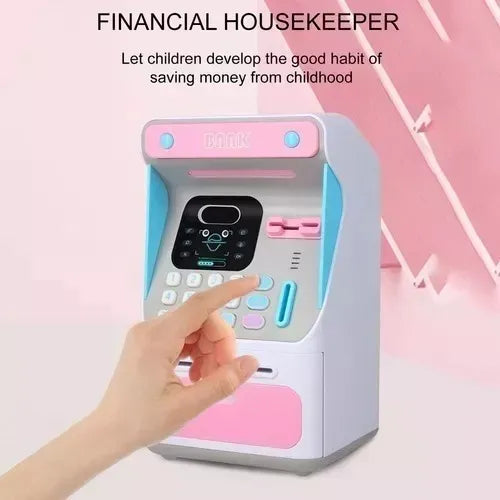 Alcancía Electrónica Para Niños Cajero Automático Monedas Varios