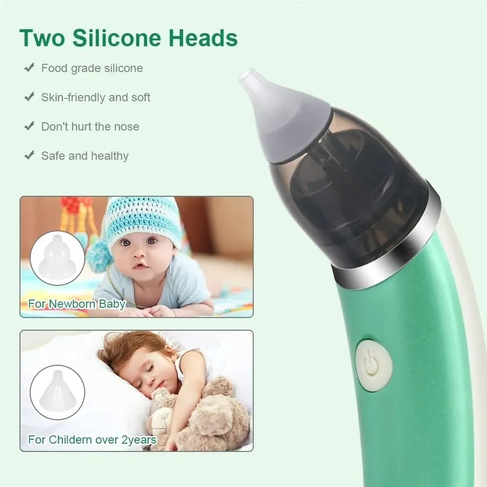Aspirador Nasal Bebe Electrico Muto Saca Mocos Higiénicos .