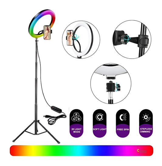 Aro de Luz 26Cm RGB