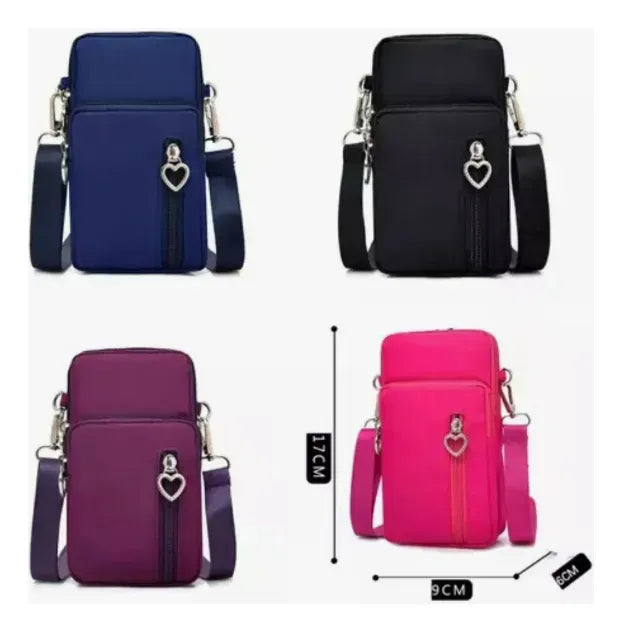 Bolso Portacelular Corazón