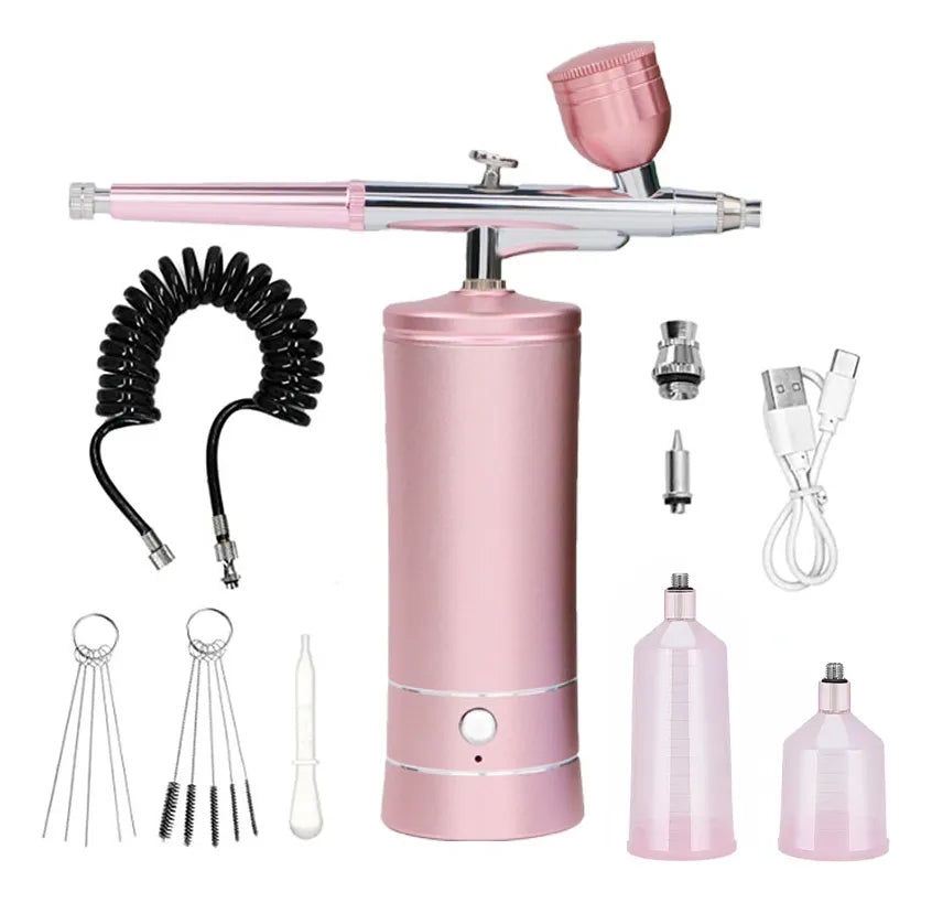 Aerógrafo Inalámbrico Cordless Kit Z16 Maquillaje Pastelería Decoración Uñas