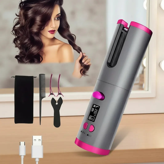 Rizador Automático Inalámbrico Recargable Portátil