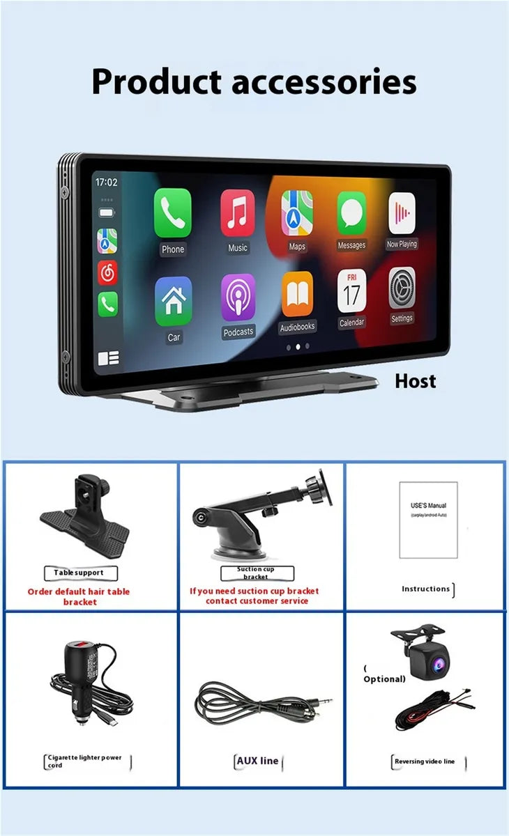 10.26» Carplay Smart Screen Conveniente Navegación Car Audio