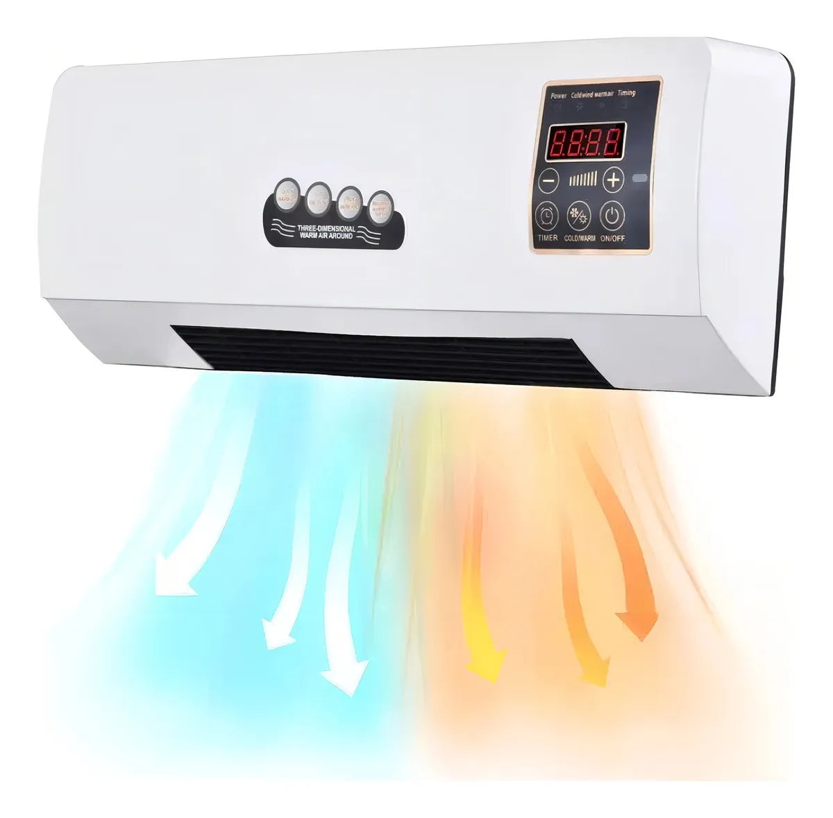 Aire Acondicionado Portátil 2000w, Frío/calor Y Control Color Blanco Voltaje De La Unidad Externa