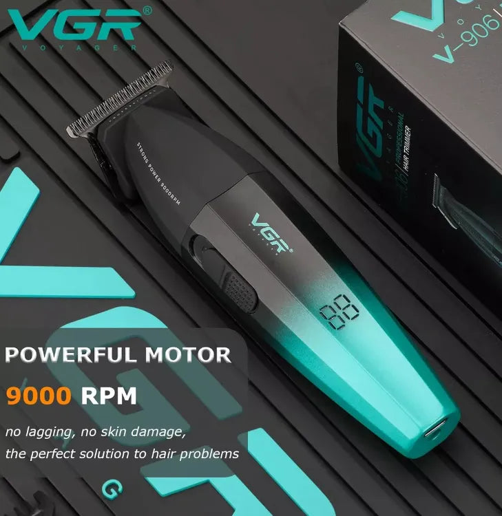 Máquina Patillera Vgr V-906 Profesional 9000 Rpm Celeste 110/220v