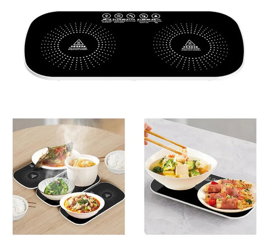 Estufa Electrica De Induccion 2 Puestos Portatil Negro 110v