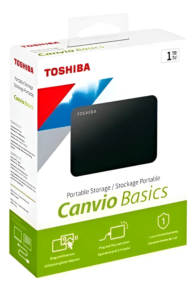 Disco Duro Externo 1 Tb Toshiba 3.0 Negro