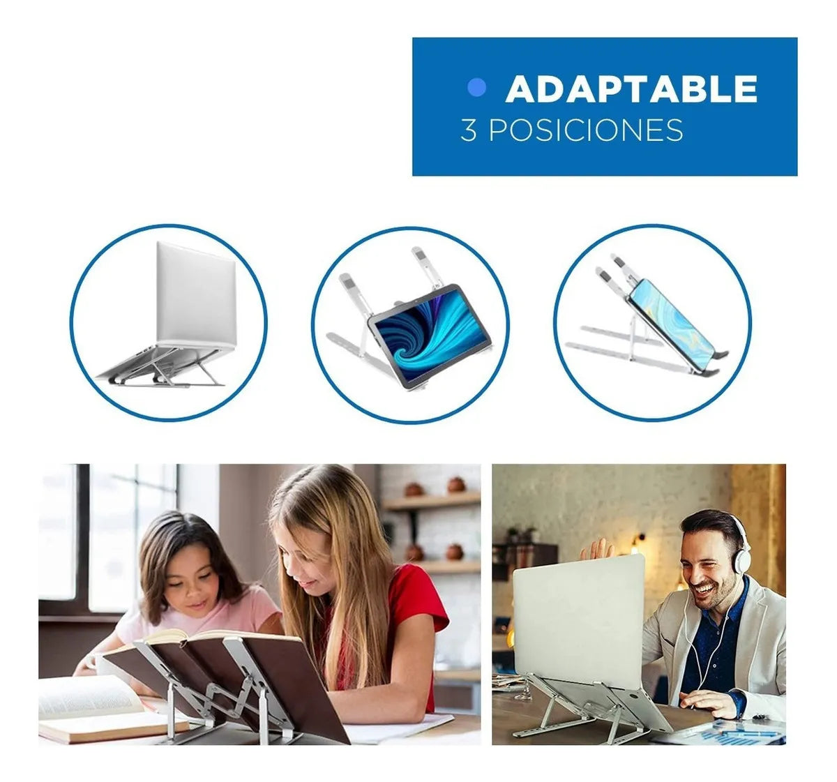 Base Soporte Portatil Aluminio Mac Macbook