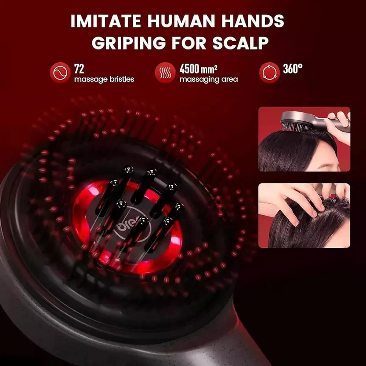 Cepillo Eléctrico Modelador Para Crecimiento Cabello Segun Disponibilidad 110v