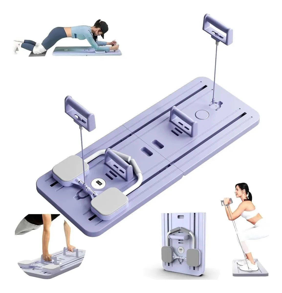 Tabla De Pilates Ejercicios Multifuncional Plegable Portatil