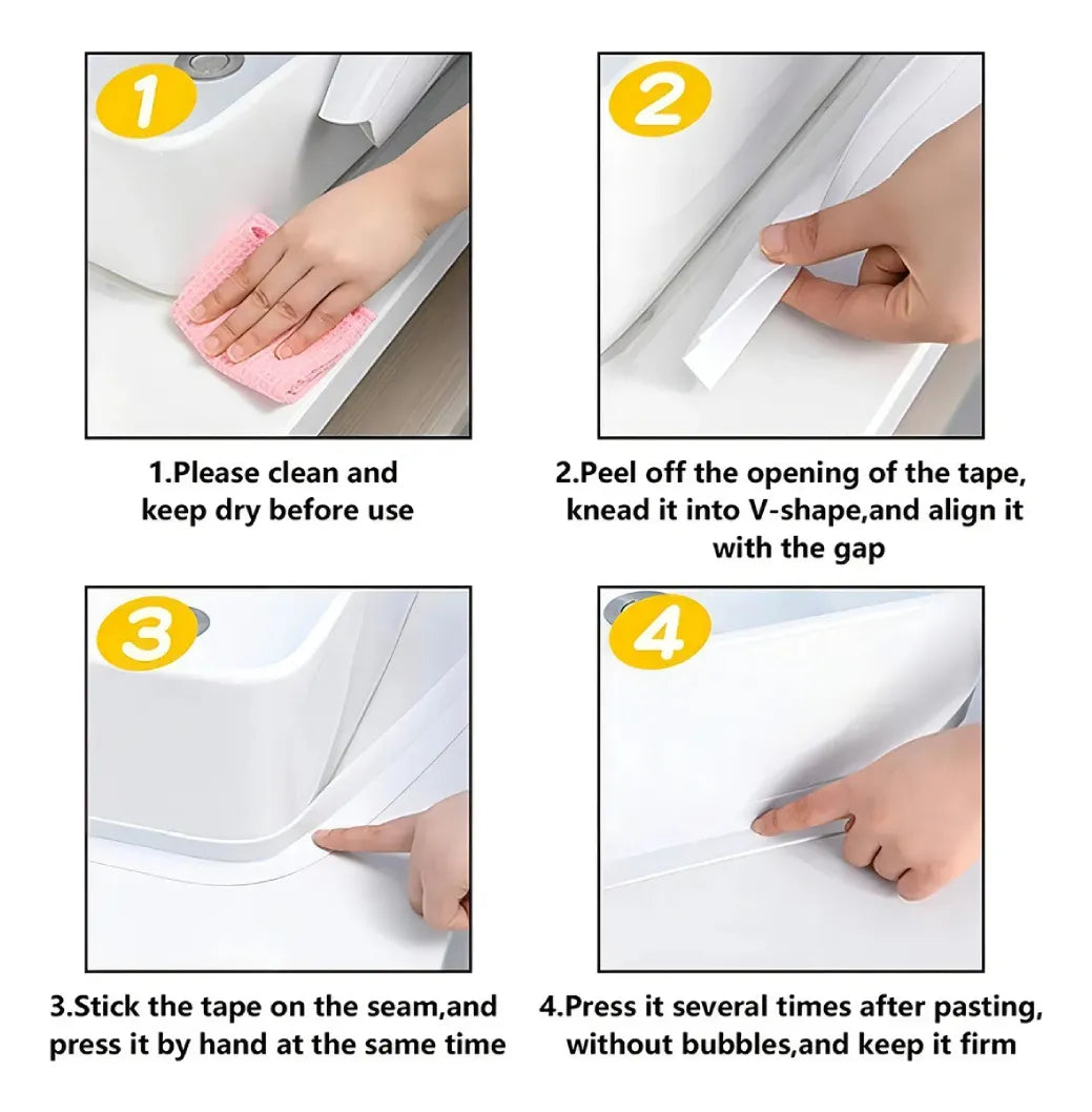 Cinta Antihongos Impermeable 32mm X 3.8m Esquinas
