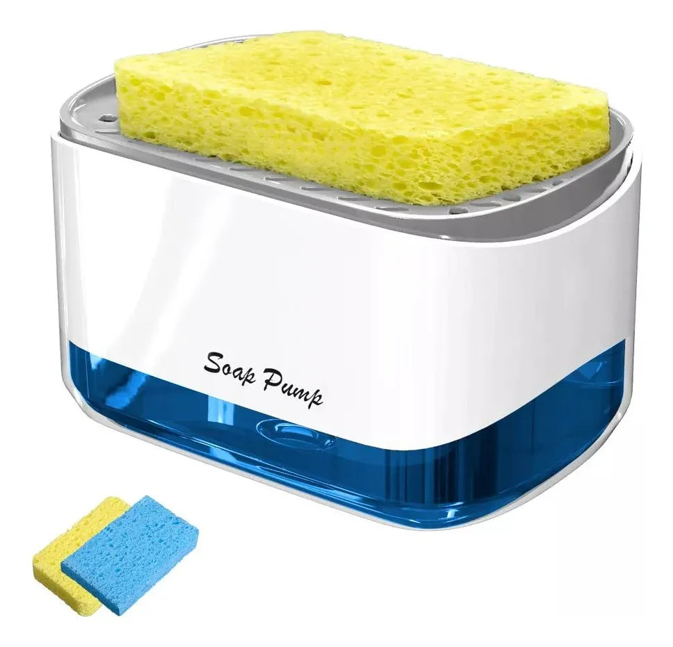 Dispensador De Jabón Para Lavaplatos + Obsequio Blanco