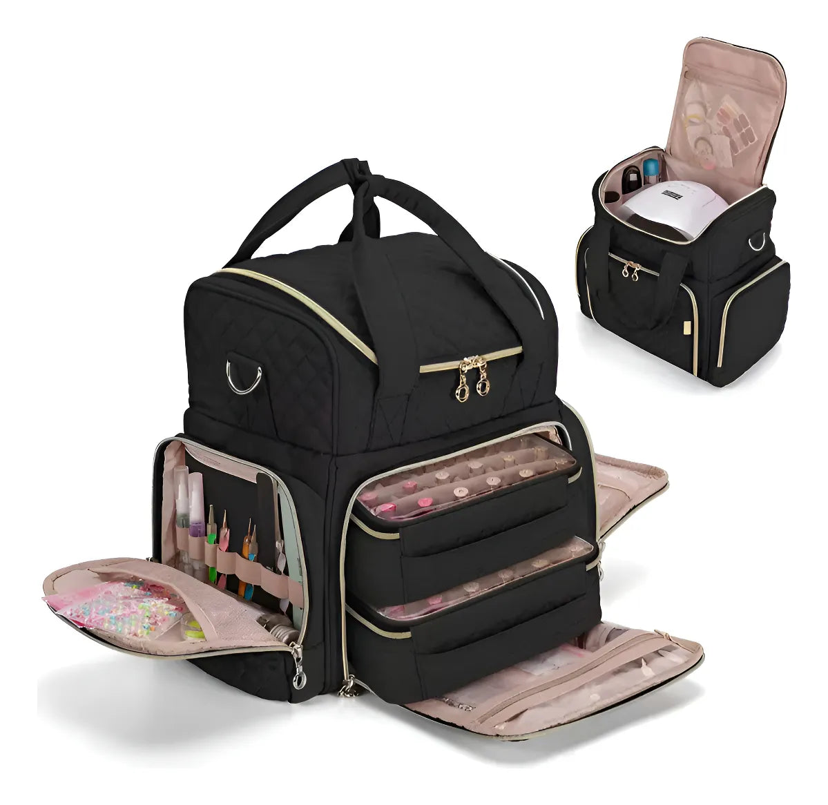 Caja De Almacenamiento De Manicura Profesional For Manicuri