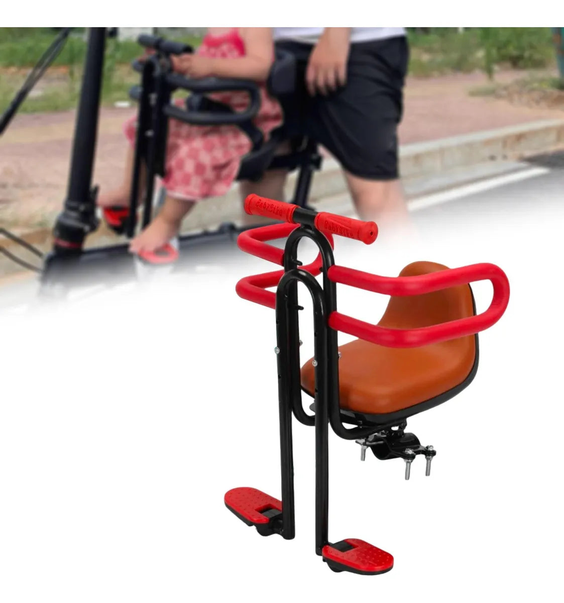 Asiento De Bicicleta Infantil Adecuado Para Niños De 1 A 8 A