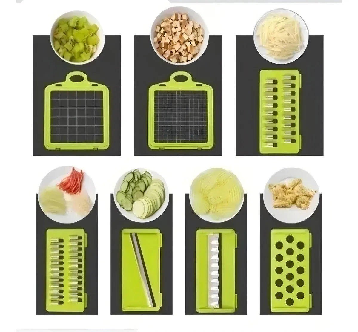 Cortador De Verduras 14 piezas Picador De Vegetales