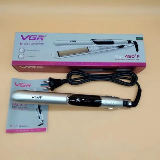 Plancha Para Cabello Vgr 509 Cerámica Max Temperatura