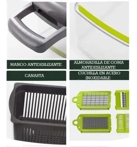 Cortador De Verduras 14 piezas Picador De Vegetales