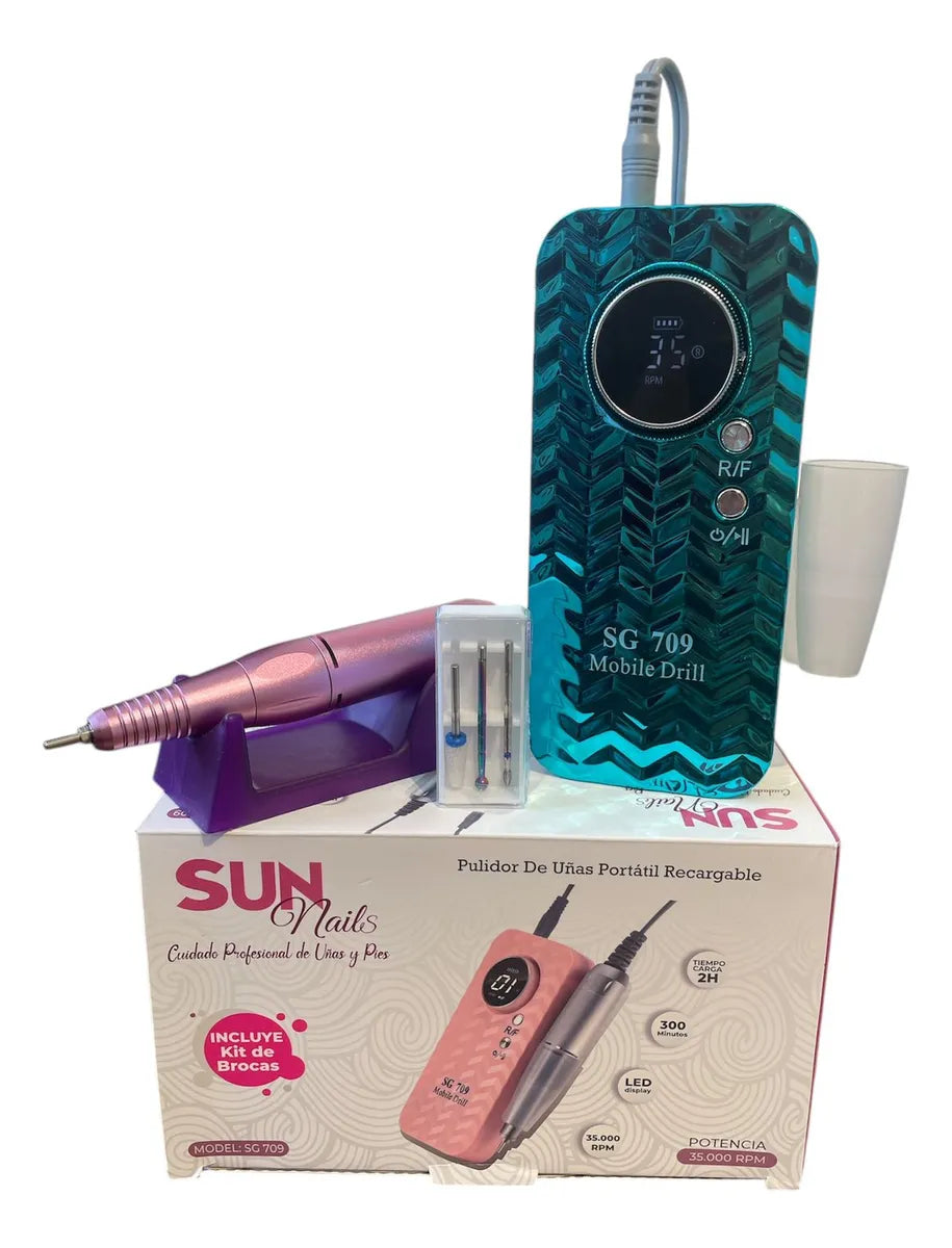 Pulidor De Uñas Sg709 Recargable Inalámbrico