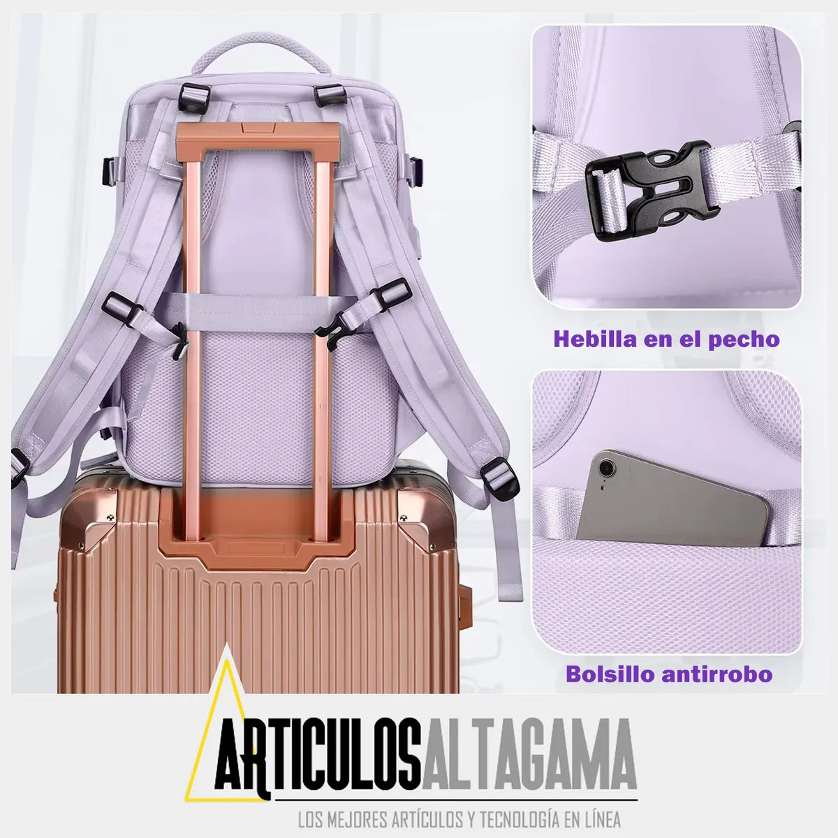 Bolso Morral Maleta Mochila Viajero Viaje Gran Capacidad 35l