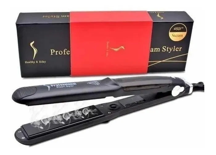Plancha de cabello Healthy & Silky KR-088A negra