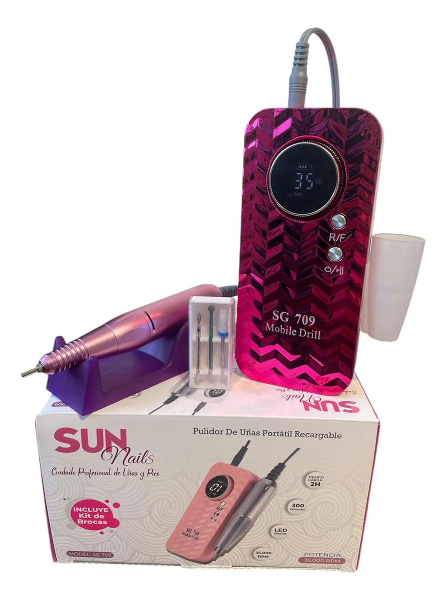 Pulidor De Uñas Sg709 Recargable Inalámbrico