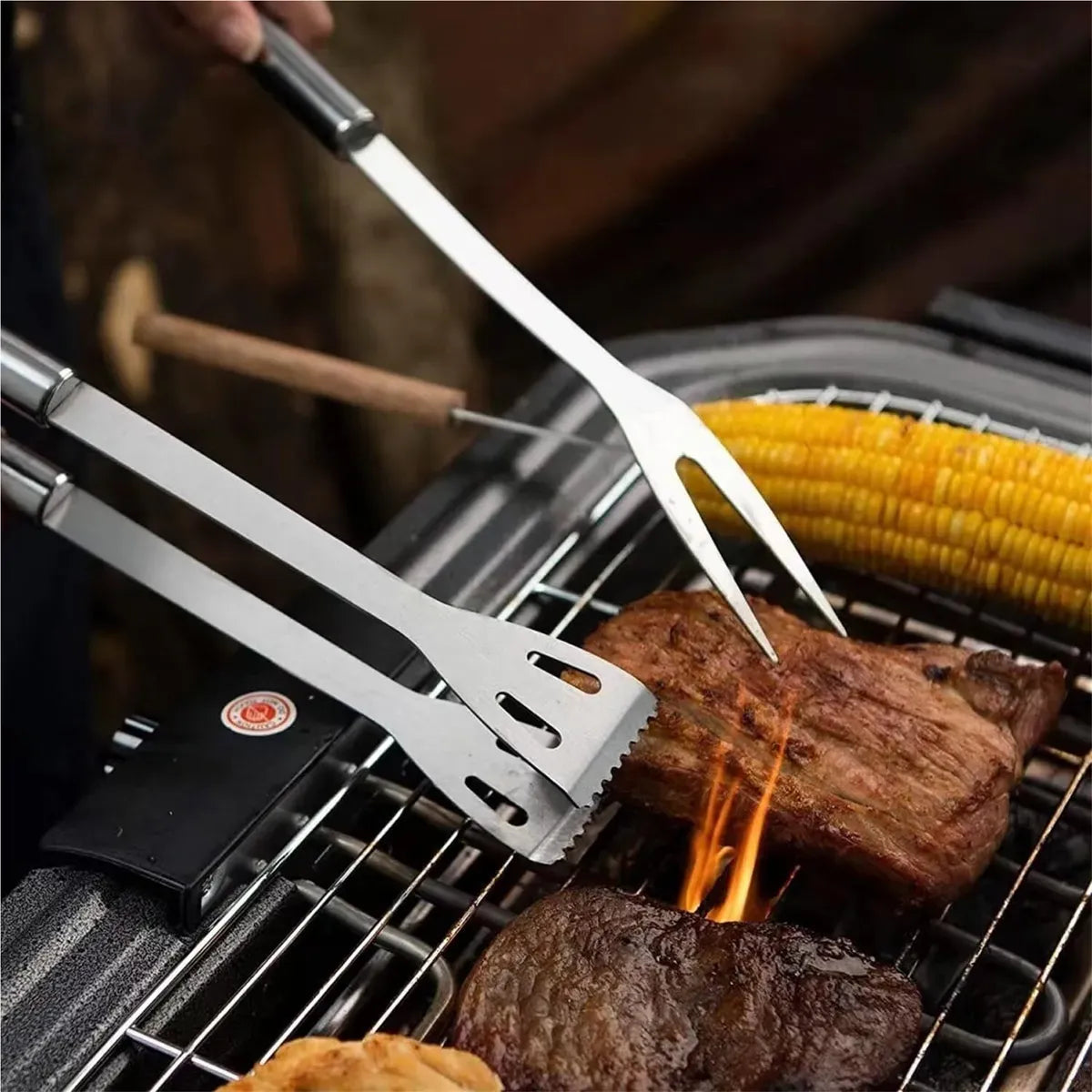 Juego De Parrilla Bbq 29 Piezas Para Exteriores