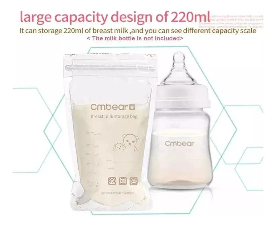 Bolsas Para Almacenamiento De Leche Materna 220ml X30
