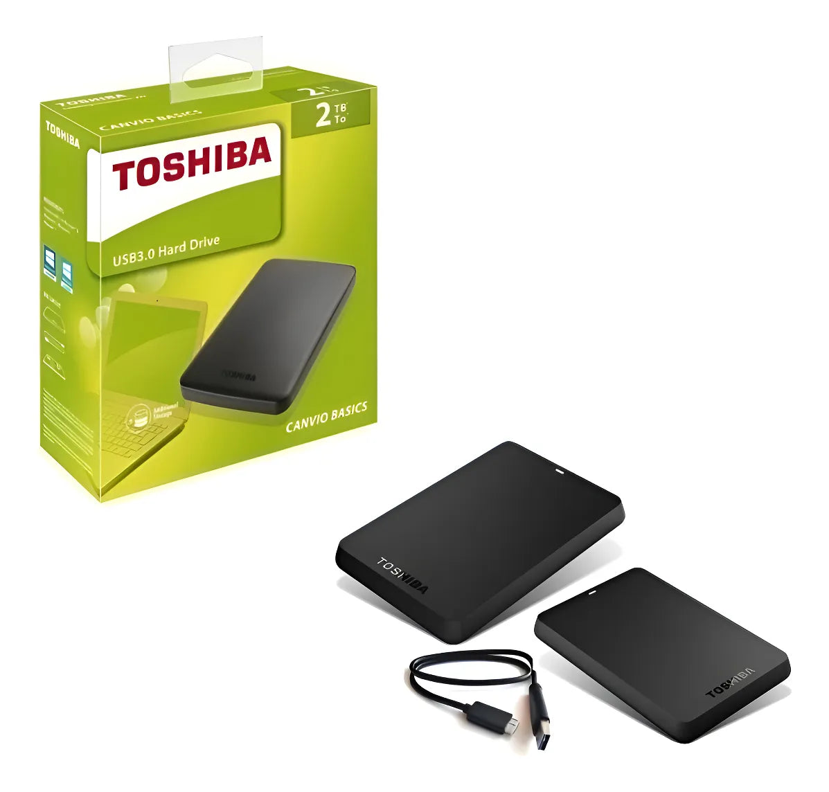 Disco Duro Externo Toshiba 2tb Teras Advance Nuevo Modelo Negro
