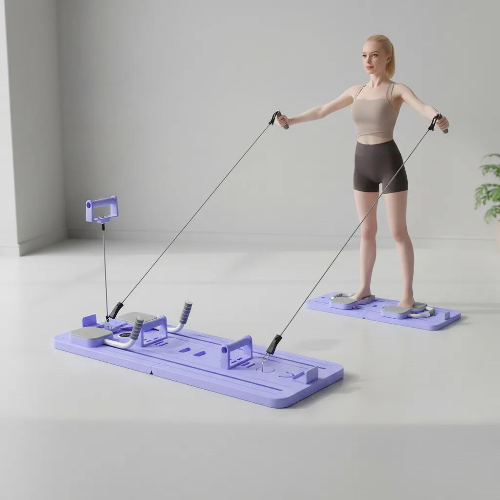 Tabla De Pilates Ejercicios Multifuncional Plegable Portatil