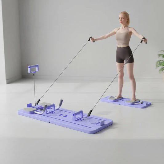 Tabla De Pilates Ejercicios Multifuncional Plegable Portatil