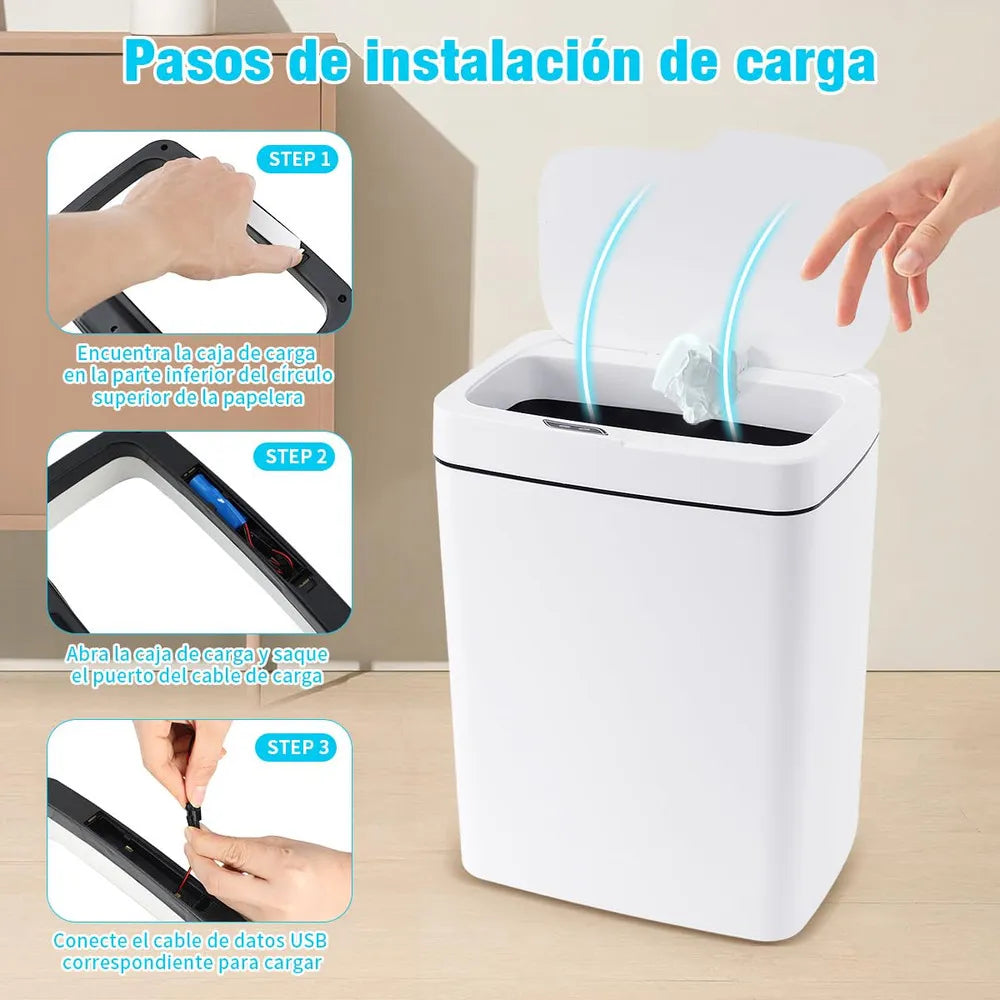 CANECA BASURA CON SENSOR